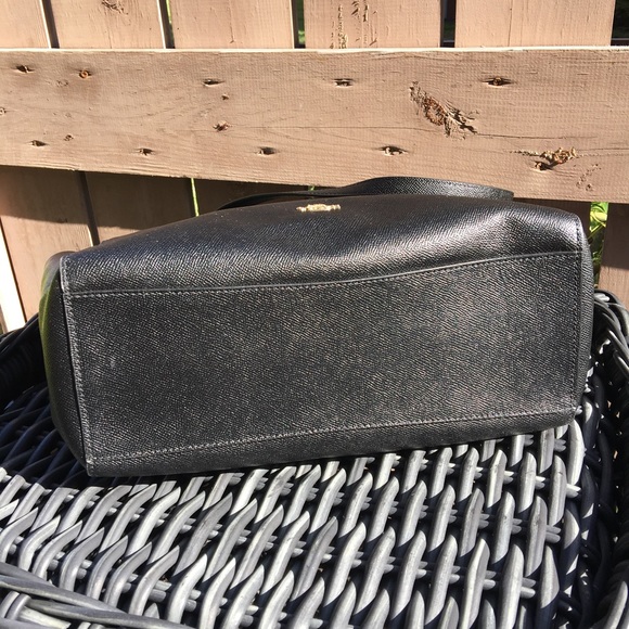 Authentic Black Coach Zip Top Tote - EUC - Picture 6 of 15
